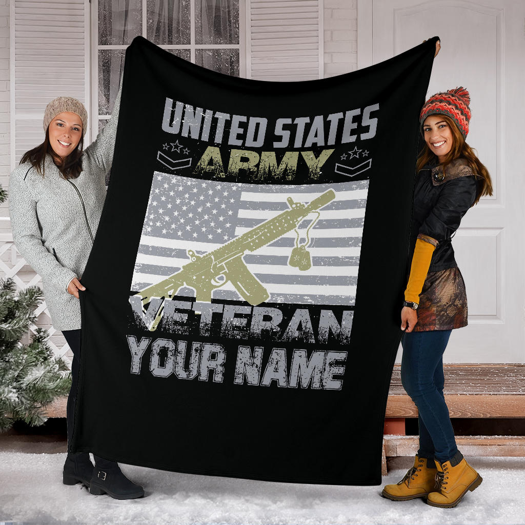 USA Army Veteran Blanket