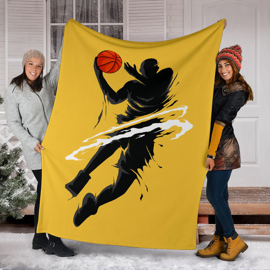 basketball slam dunk flame player blanket - Top Content | POD Collection | Free Shipping