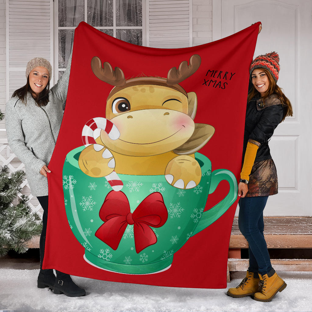 cute dinosaur xmas blanket - Top Content | POD Collection | Free Shipping