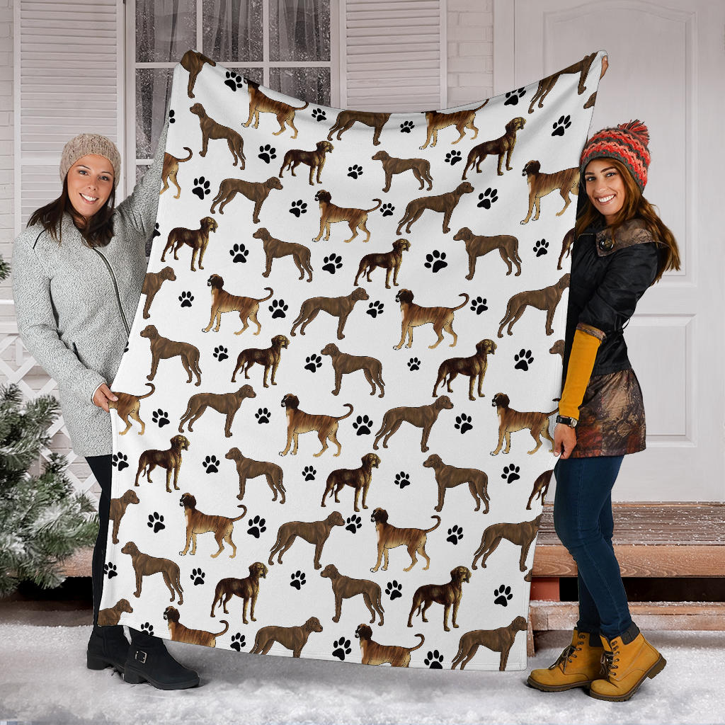 Plott Hound Paw Blanket