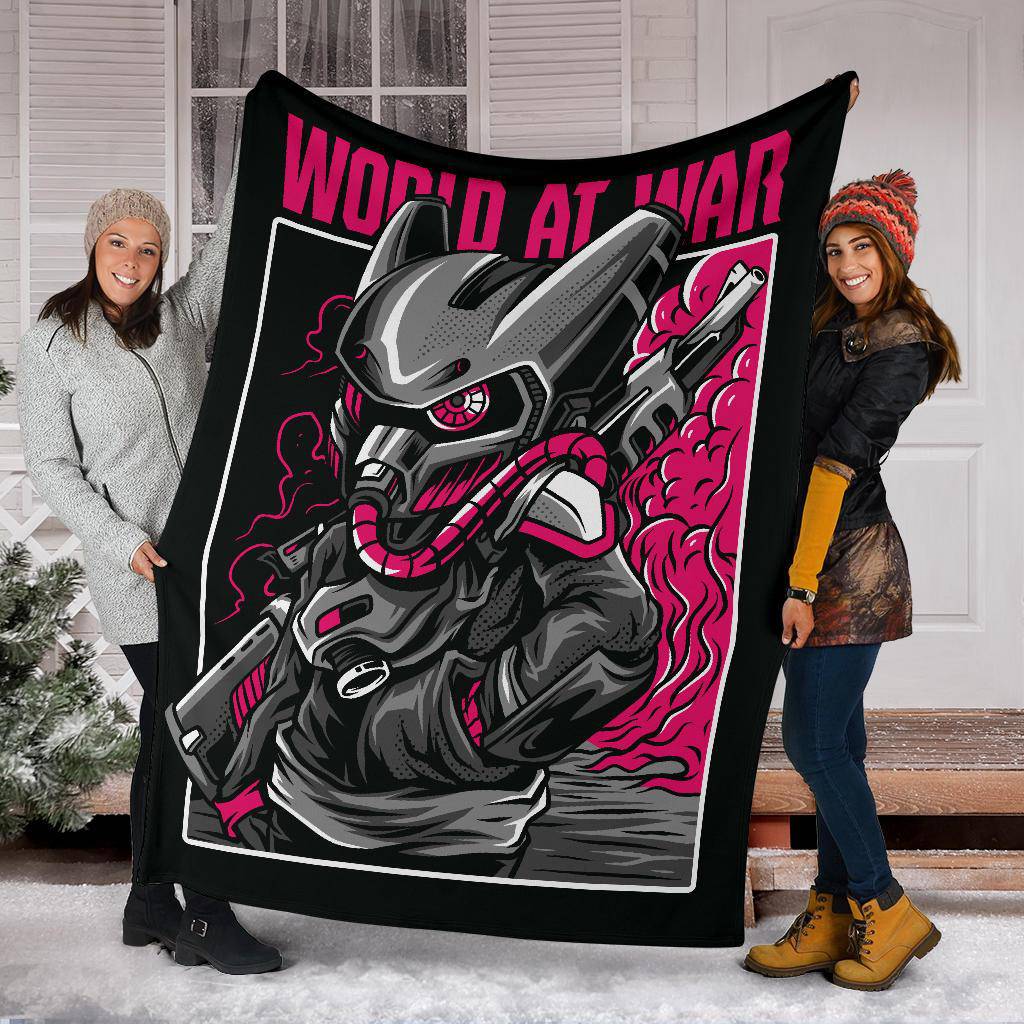 World War Style Art Cartoon Premium Blanket - Top Content | POD Collection | Free Shipping