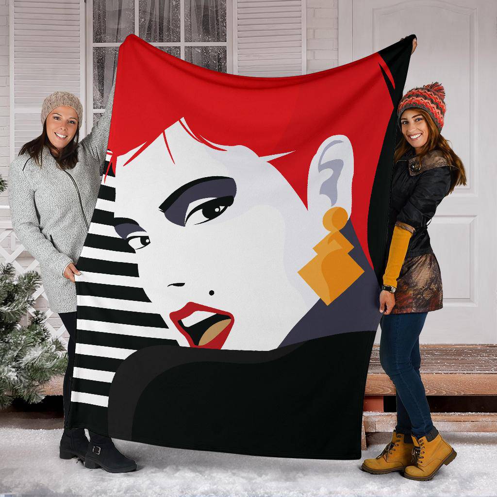 Fashion Style Make up Women Premium Blanket - Top Content | POD Collection | Free Shipping