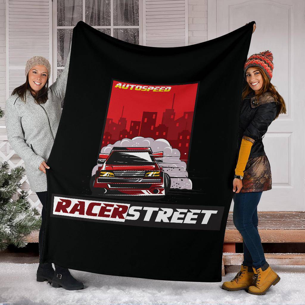 Street Racer Auto Speed Premium Blanket - Top Content | POD Collection | Free Shipping