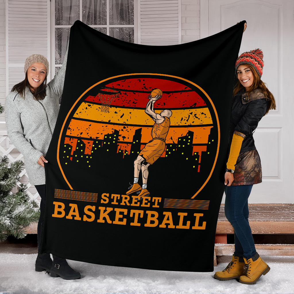 street basketball retro blanket - Top Content | POD Collection | Free Shipping