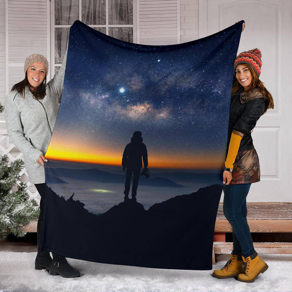 Nightsky Stars Photographer Premium Blanket - Top Content | POD Collection | Free Shipping