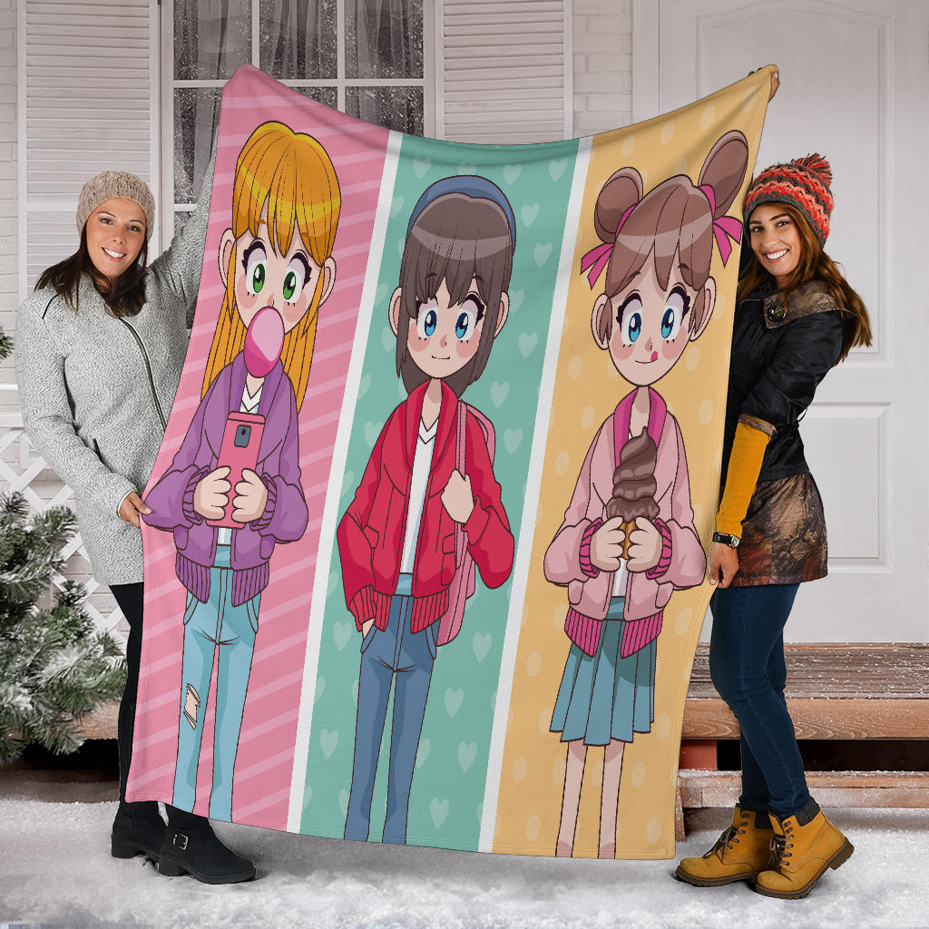 Anime Friends Blanket