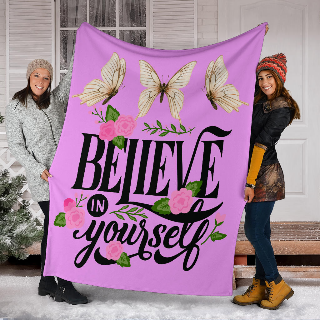 beautiful butterfly pink motivation blanket - Top Content | POD Collection | Free Shipping