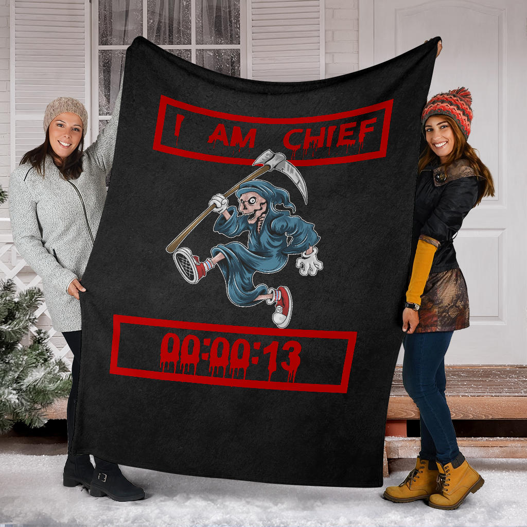 KC 13 Seconds Chiefs Premium Blanket