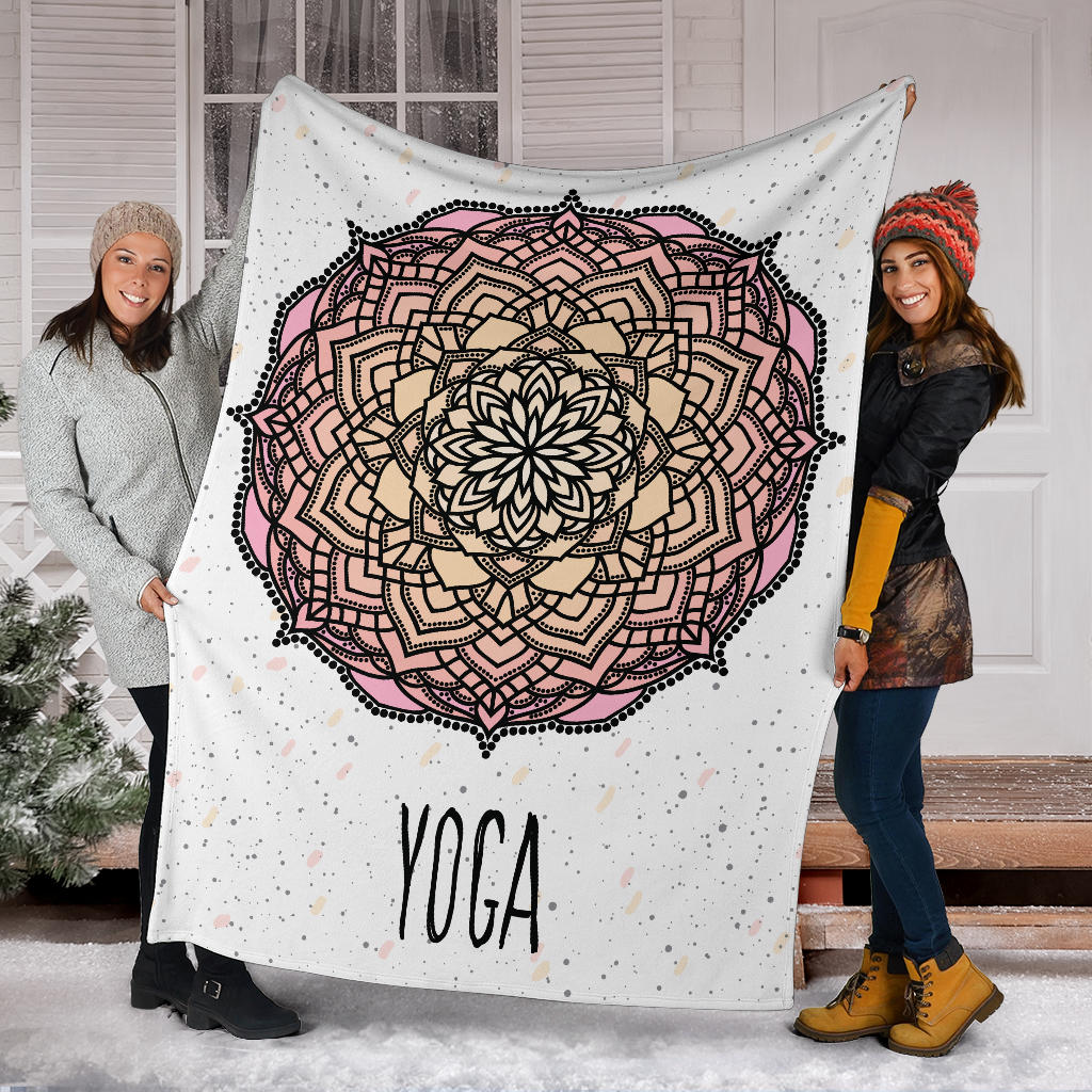 colorful yoga art blanket - Top Content | POD Collection | Free Shipping