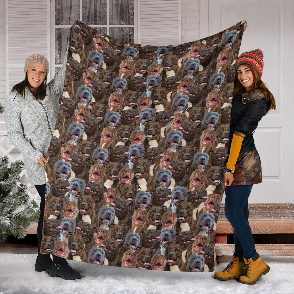 Pitbull Full Face Blanket