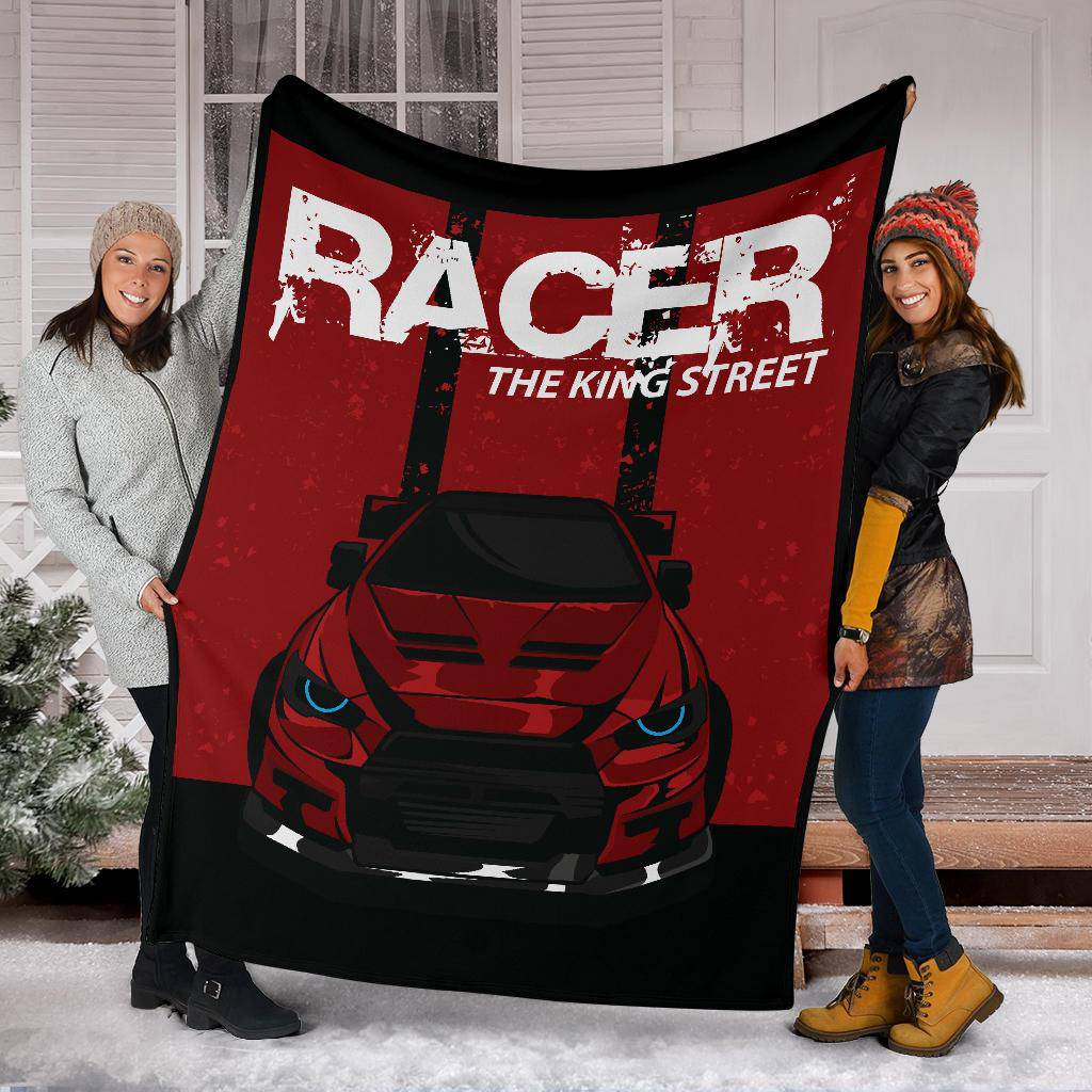 Mean King Street Racer Premium Blanket - Top Content | POD Collection | Free Shipping