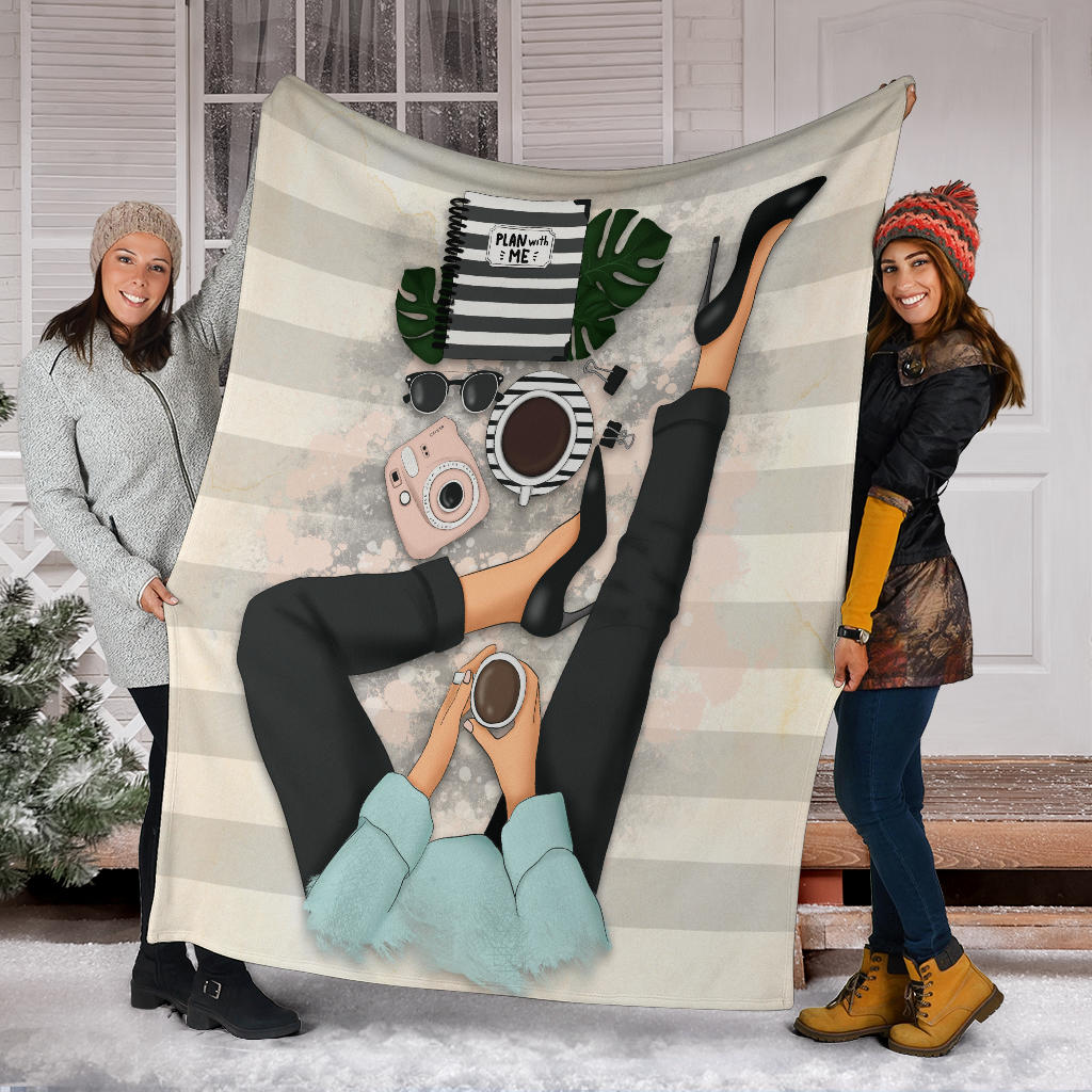 Bloggers Coffee Time Blanket