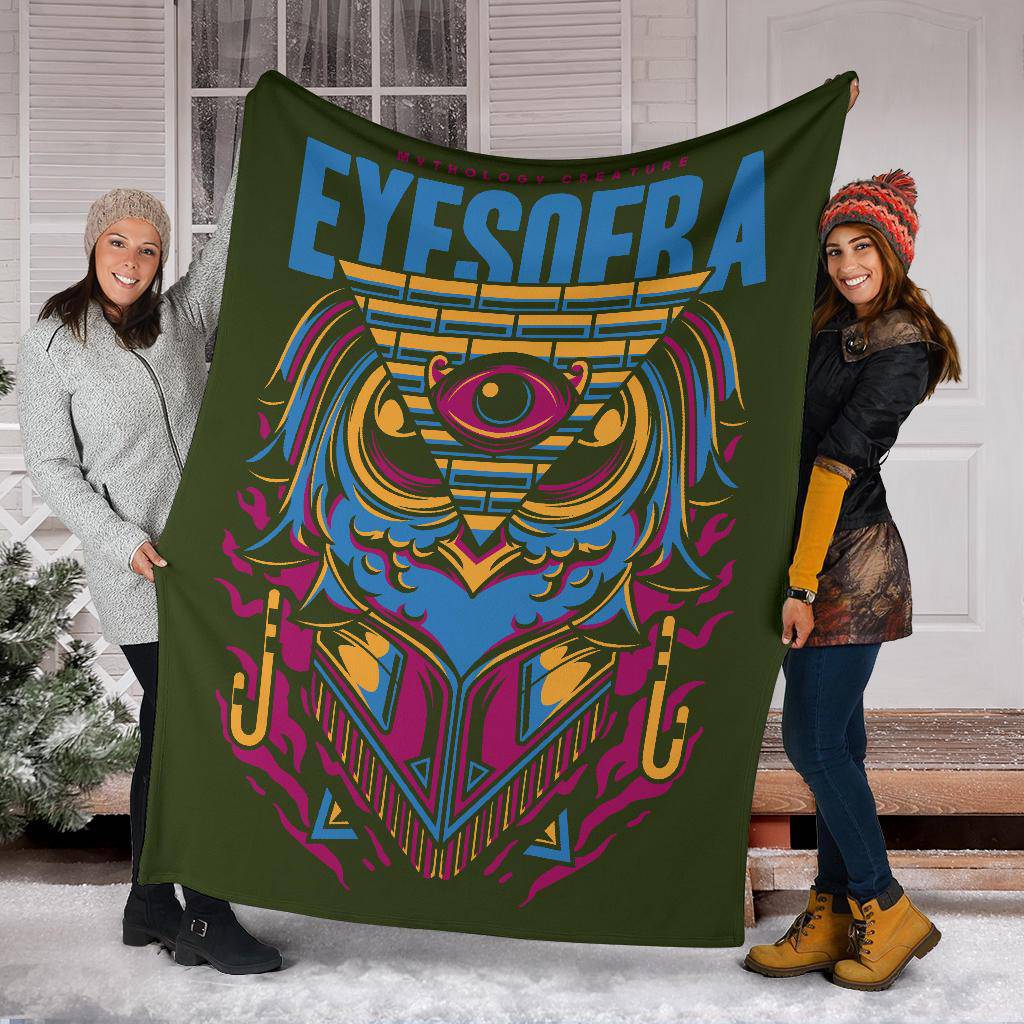 Eyesofra Mythology Creature Cartoon Premium Blanket - Top Content | POD Collection | Free Shipping