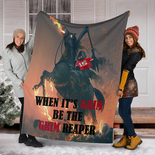 Chiefs Grim Reaper Shirt Blanket