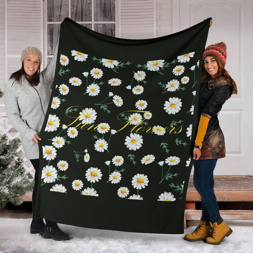 Beautiful Sun Flower Plant Premium Blanket - Top Content | POD Collection | Free Shipping