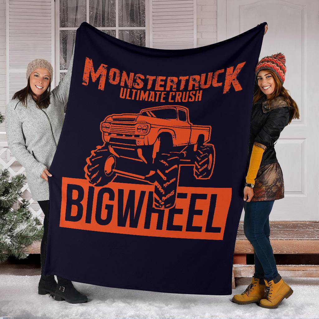 Ultimate Bigwheel Monstertruck Premium Blanket - Top Content | POD Collection | Free Shipping