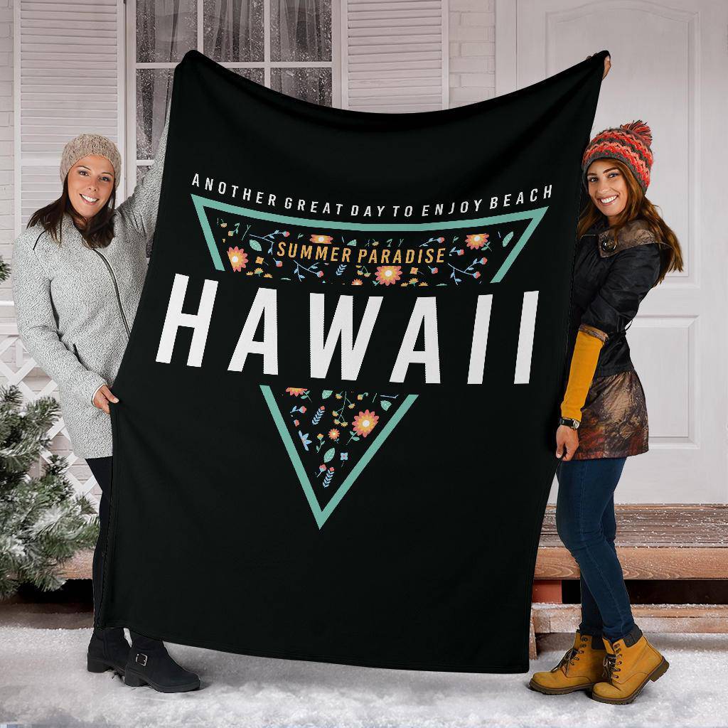 Hawaii Summer Paradise Premium Blanket - Top Content | POD Collection | Free Shipping