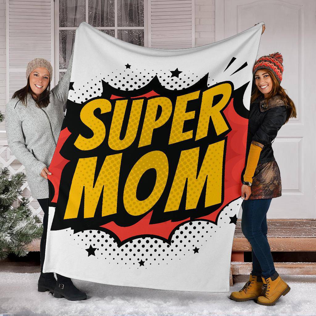 Super Mom Pop Style Gift Premium Blanket - Top Content | POD Collection | Free Shipping