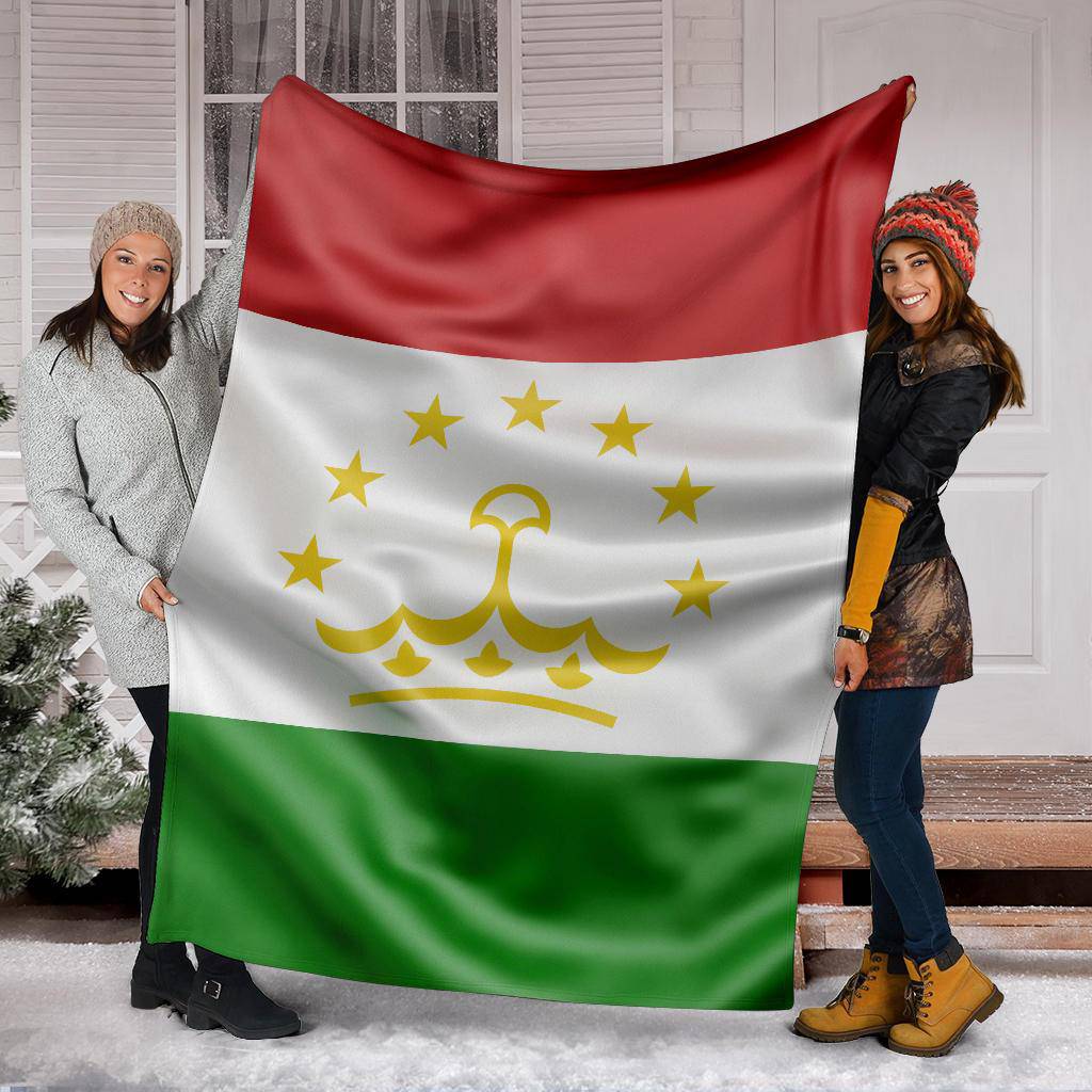 Tajikistan Flag Patriot Premium Blanket - Top Content | POD Collection | Free Shipping