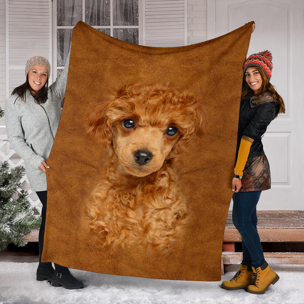 Poodle Face Hair Blanket