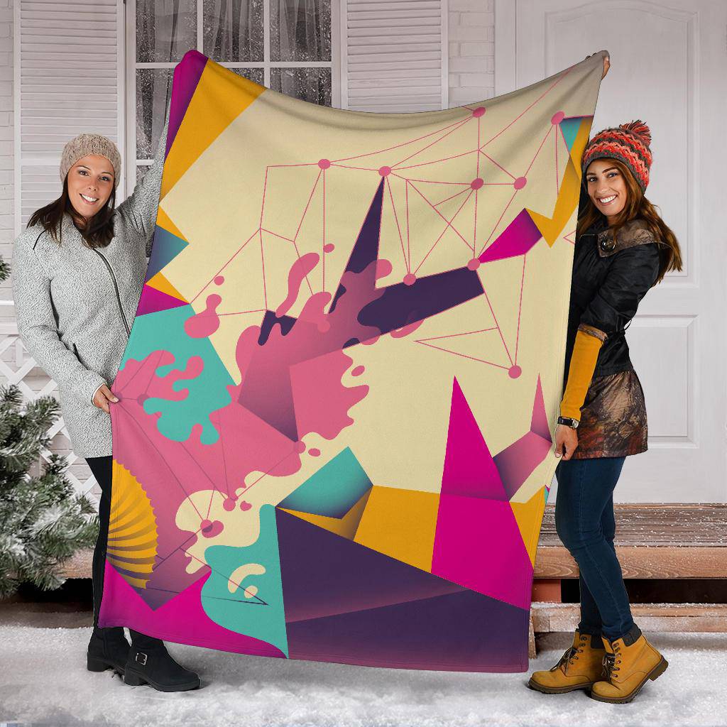 Abstract Art Colorful Paint Premium Blanket - Top Content | POD Collection | Free Shipping