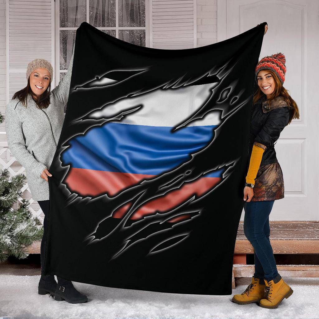 Russia Flag Premium Blanket - Top Content | POD Collection | Free Shipping