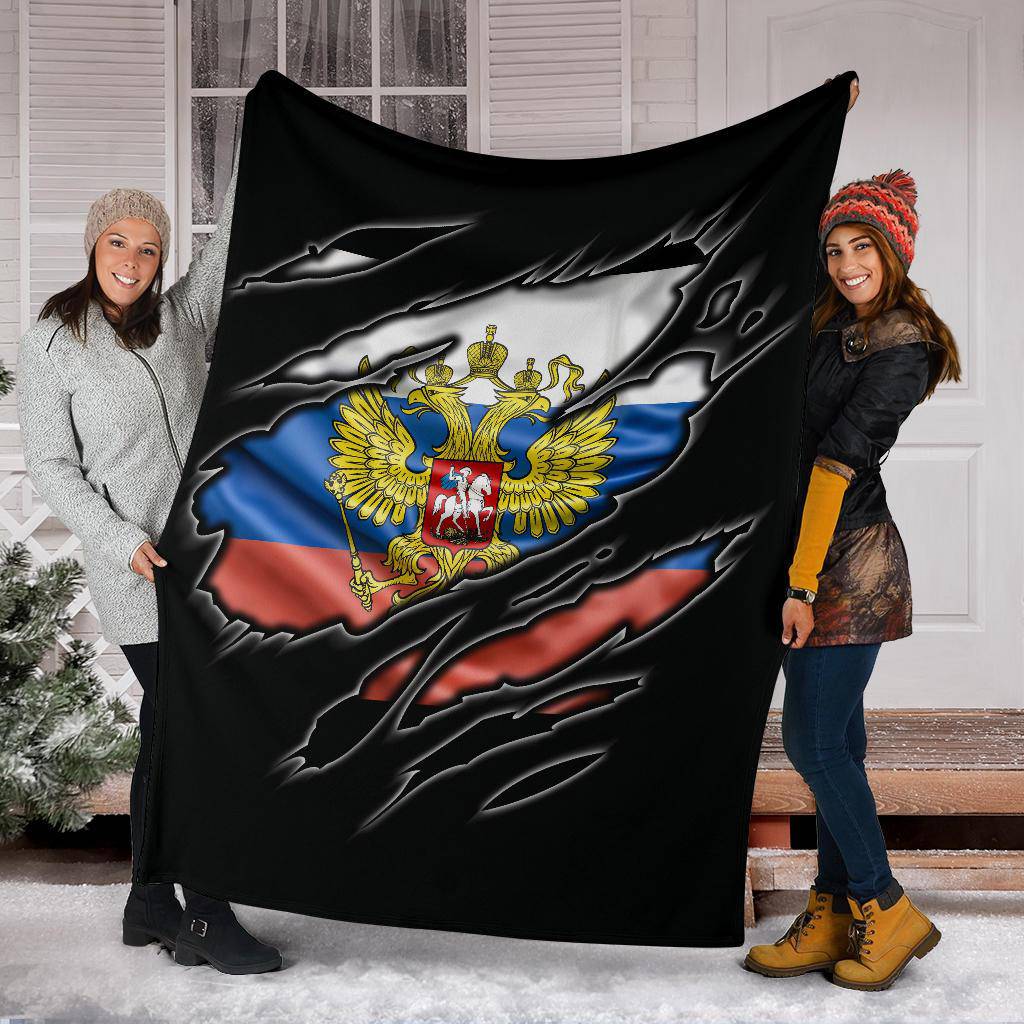 Russia coat of arms Flag Premium Blanket - Top Content | POD Collection | Free Shipping