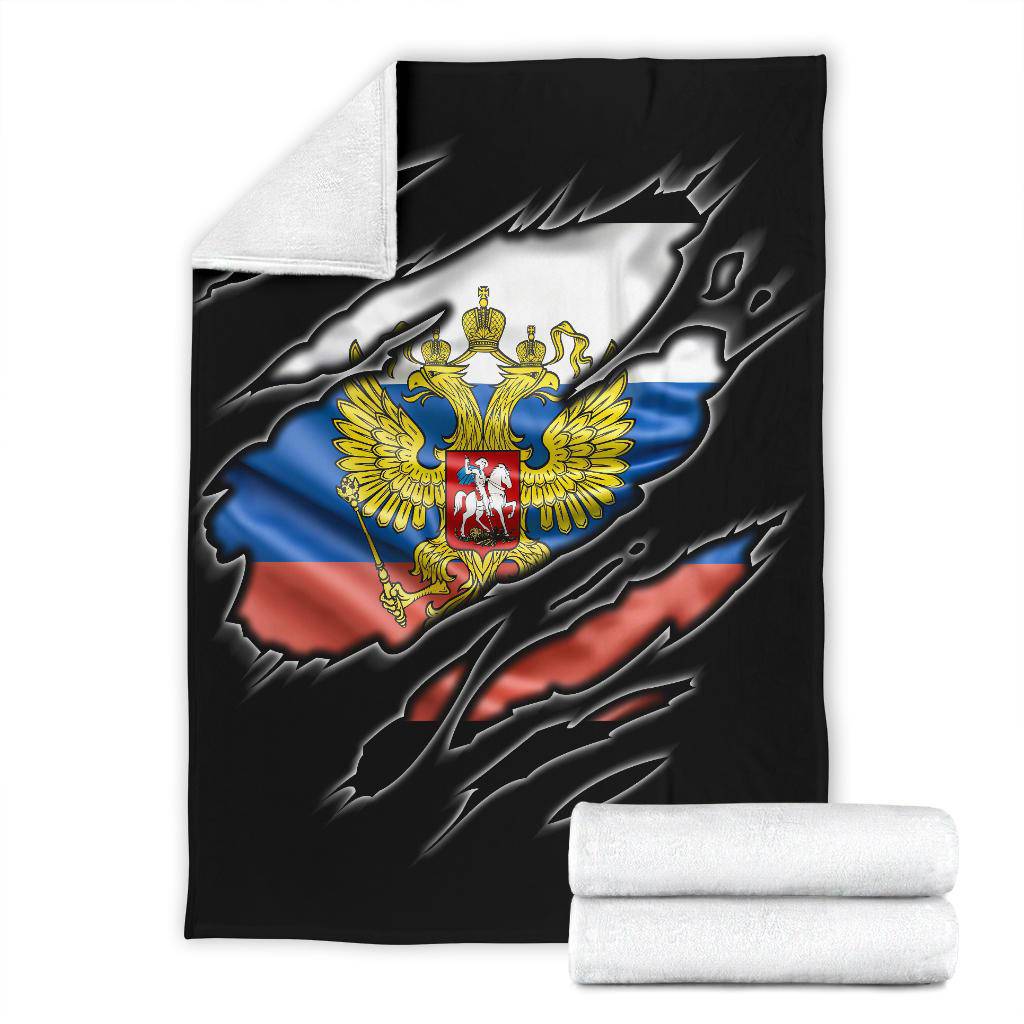 Russia coat of arms Flag Premium Blanket - Top Content | POD Collection | Free Shipping