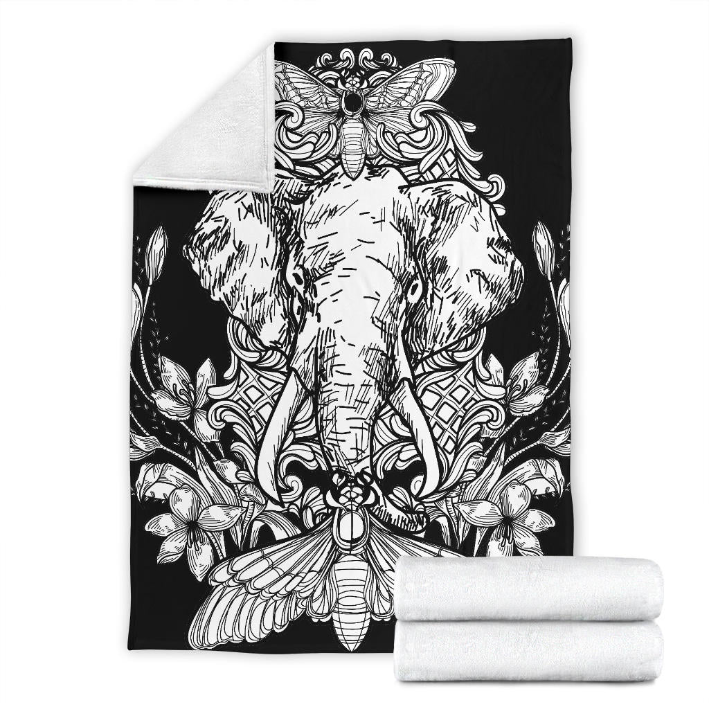 black elephant tattoo blanket - Top Content | POD Collection | Free Shipping