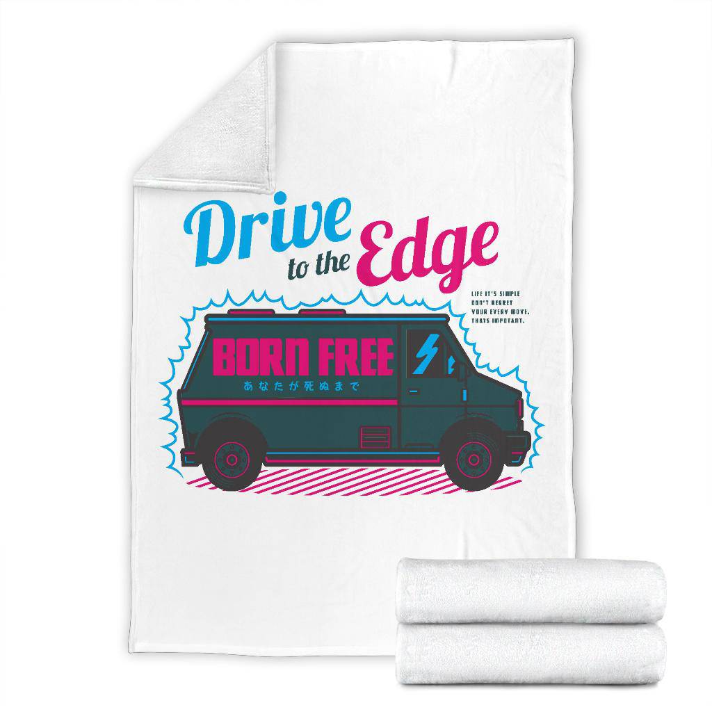 Born Free, Driver To The Edge, Freedom Van Premium Blanket - Top Content | POD Collection | Free Shipping