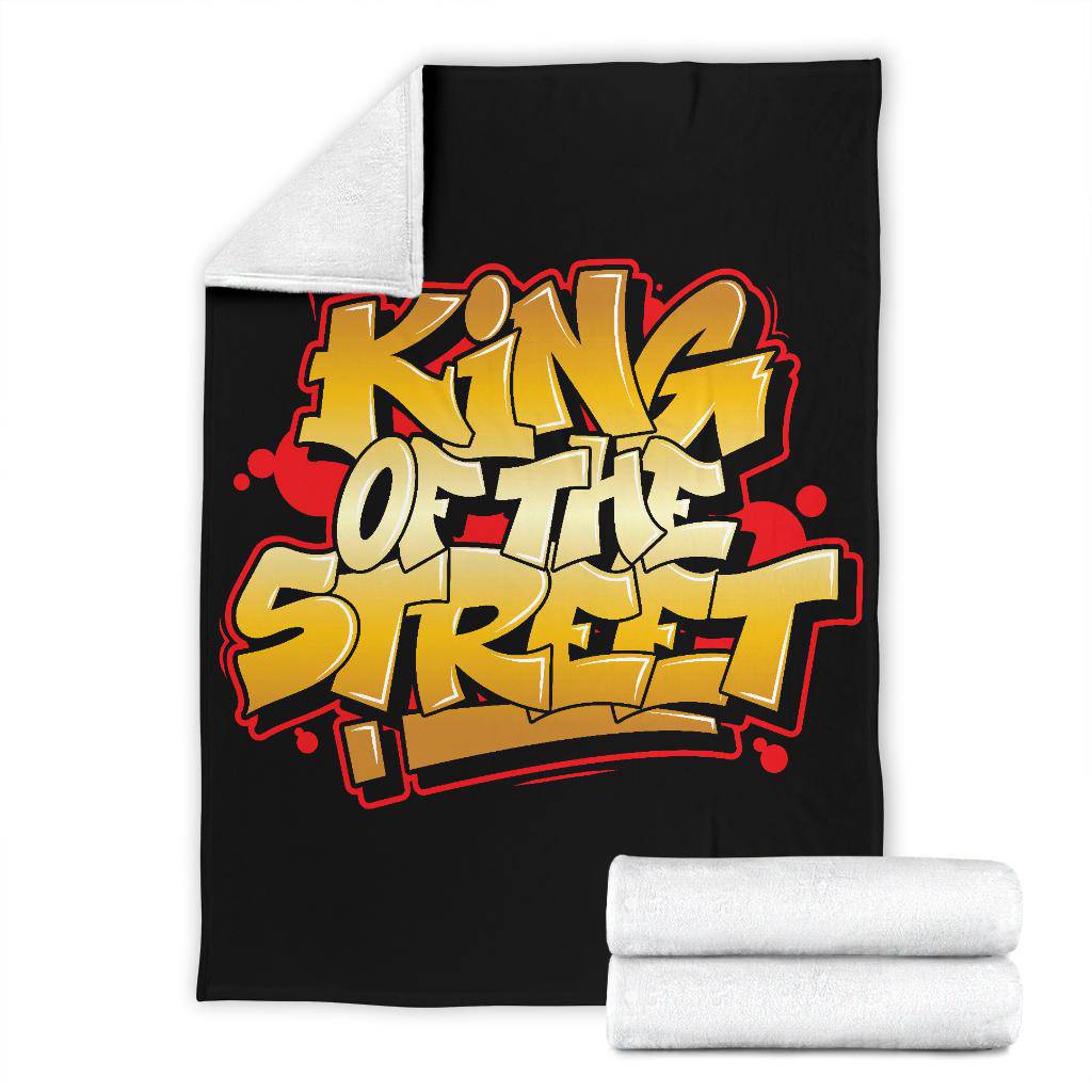 King of the Street Graffiti Art Premium Blanket - Top Content | POD Collection | Free Shipping