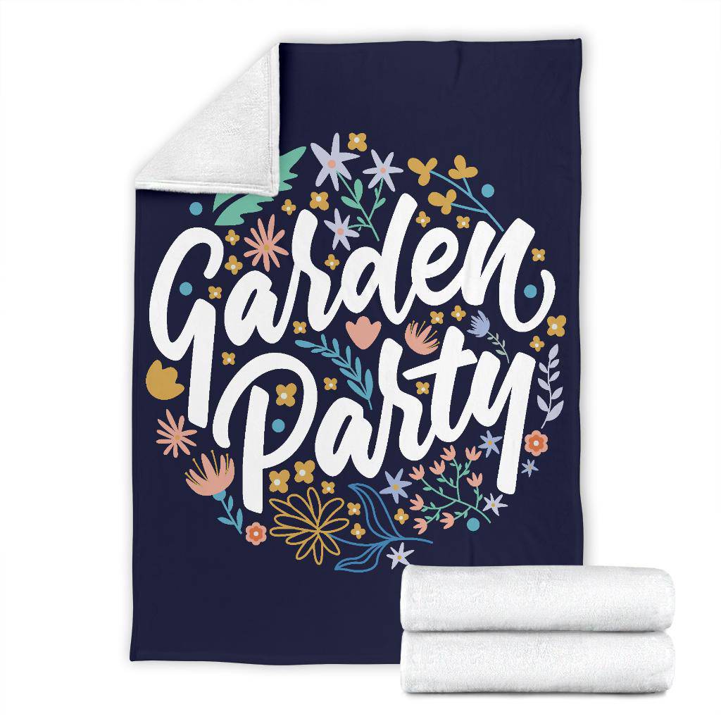 Plants Flowers Floral Garden Party Premium Blanket - Top Content | POD Collection | Free Shipping