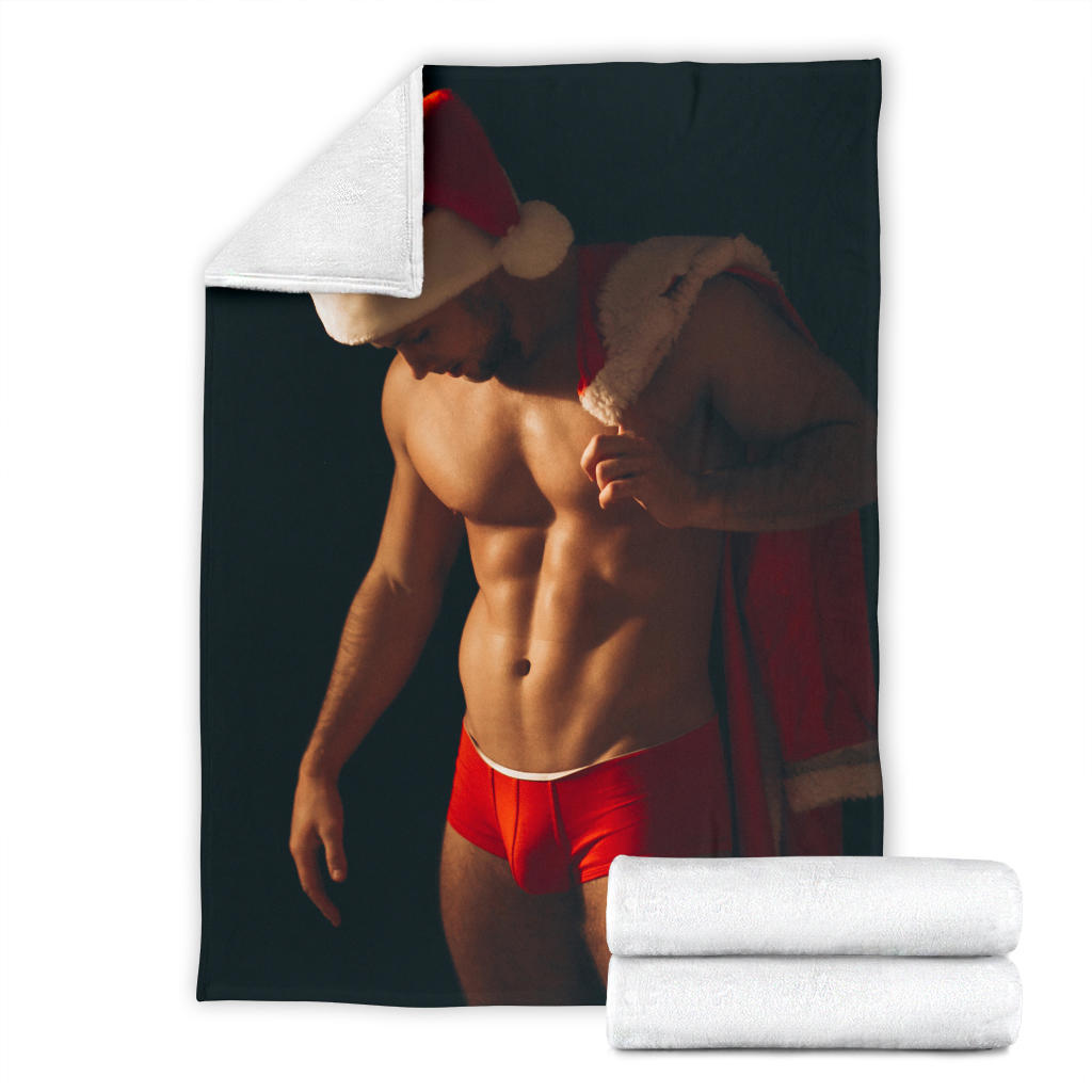 christmas santa nice man for present blanket - Top Content | POD Collection | Free Shipping