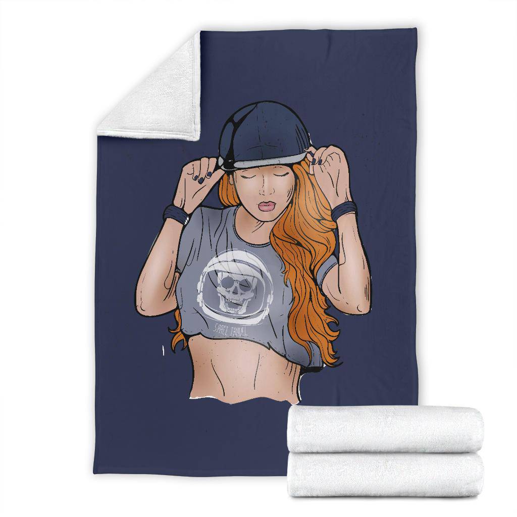 Premium Blanket Pretty HIp Hop Girl Cartoon - Top Content | POD Collection | Free Shipping