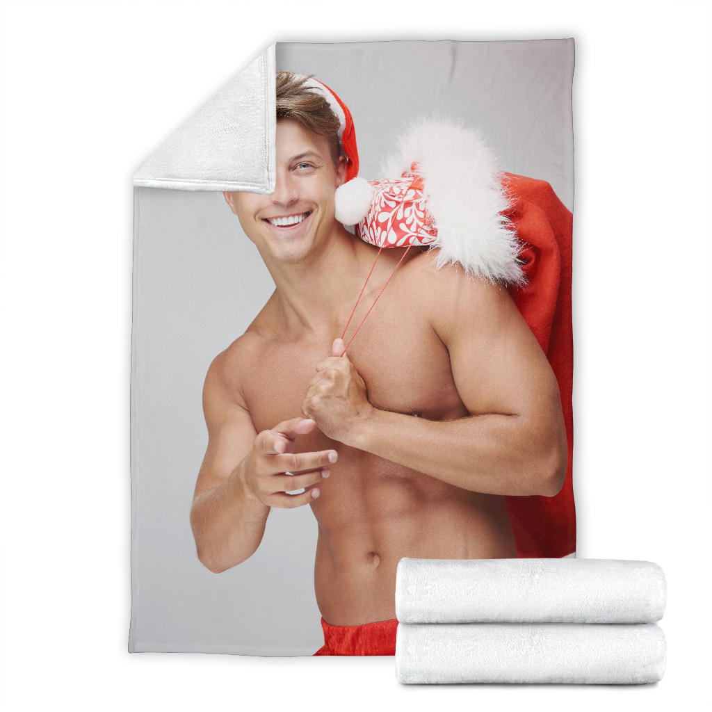 santa boy is coming with presents blanket - Top Content | POD Collection | Free Shipping