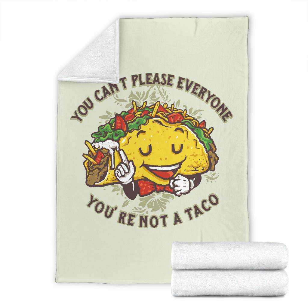 Cartoon Style Taco Character, Funny Premium Blanket - Top Content | POD Collection | Free Shipping