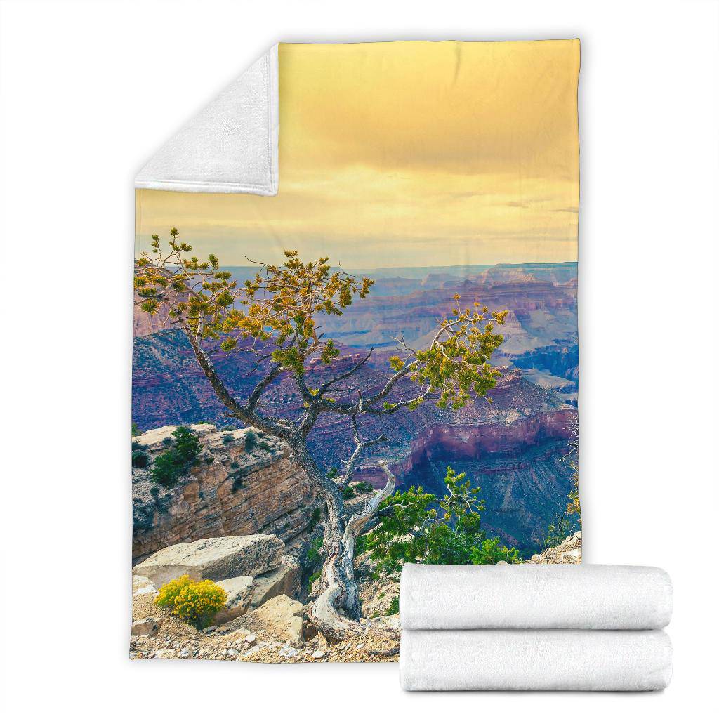 Morning Sun Grand Canyon Arizona USA Premium Blanket - Top Content | POD Collection | Free Shipping