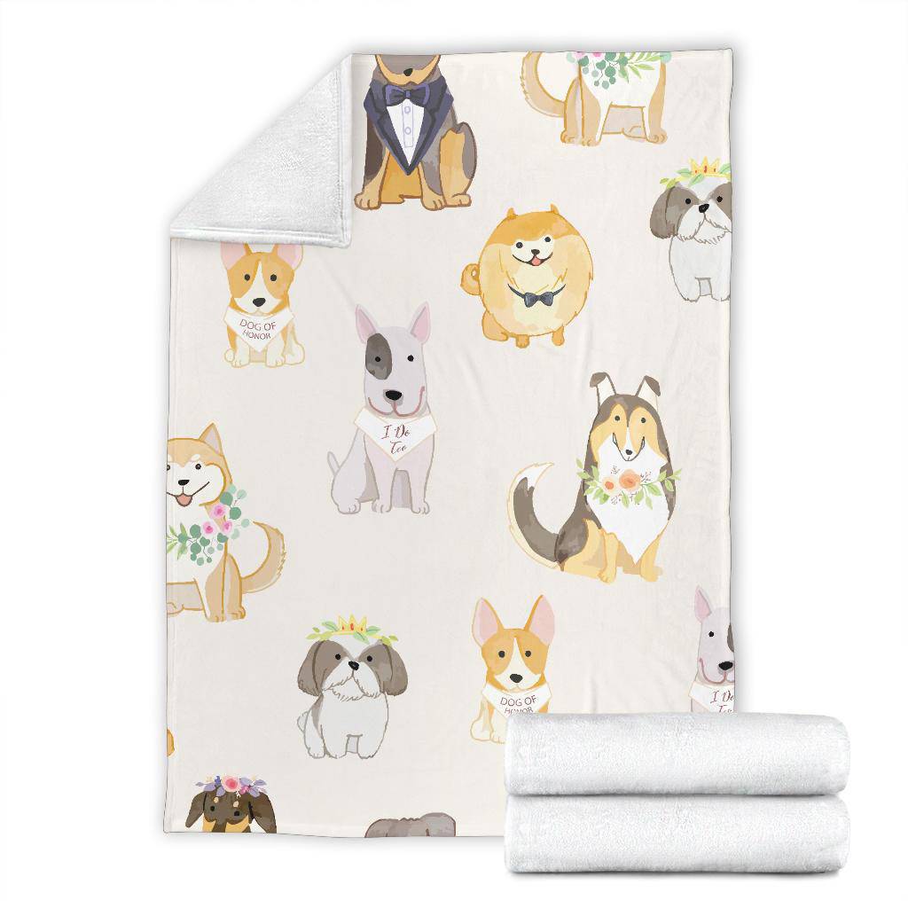 Adorabe Dogs Pet Cartoon Premium Blanket - Top Content | POD Collection | Free Shipping