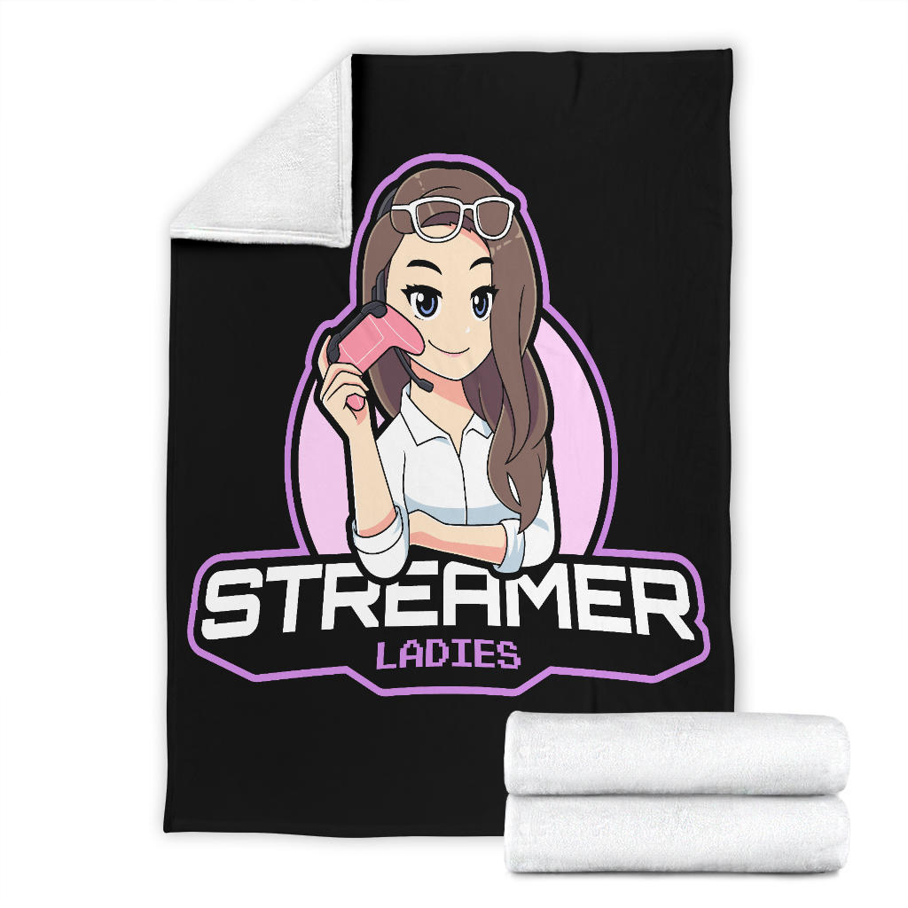 Streamer Ladies Black Blanket