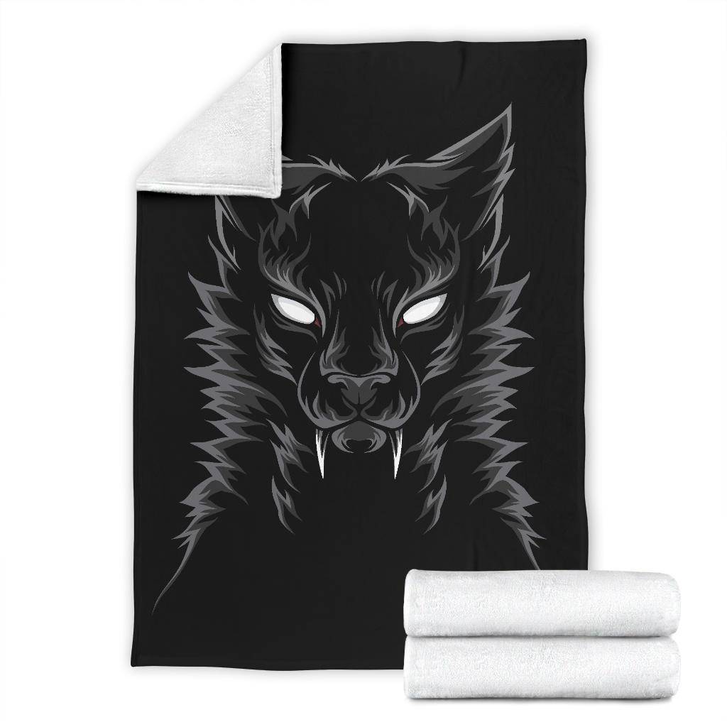 Scary Beast Leopard Black Premium Blanket - Top Content | POD Collection | Free Shipping