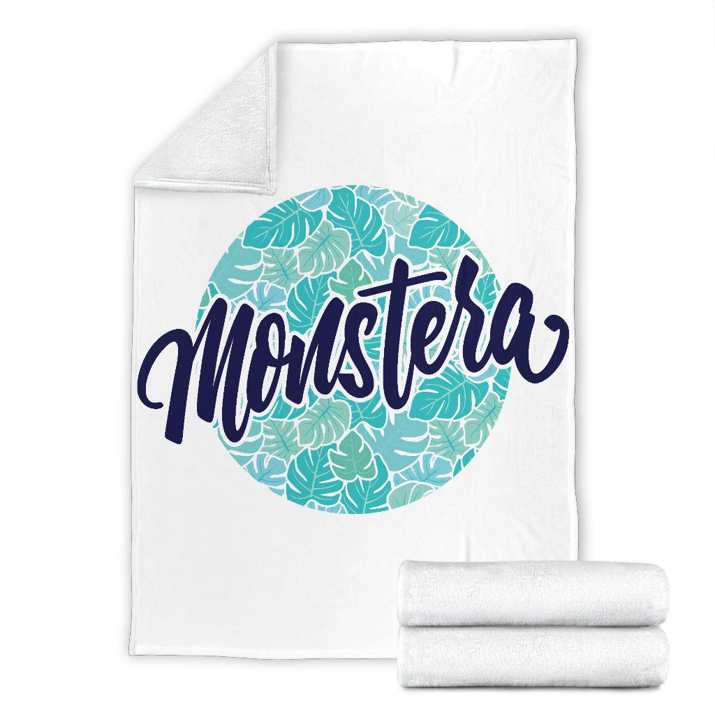 Monstera Plant Leaf Lover Premium Blanket - Top Content | POD Collection | Free Shipping