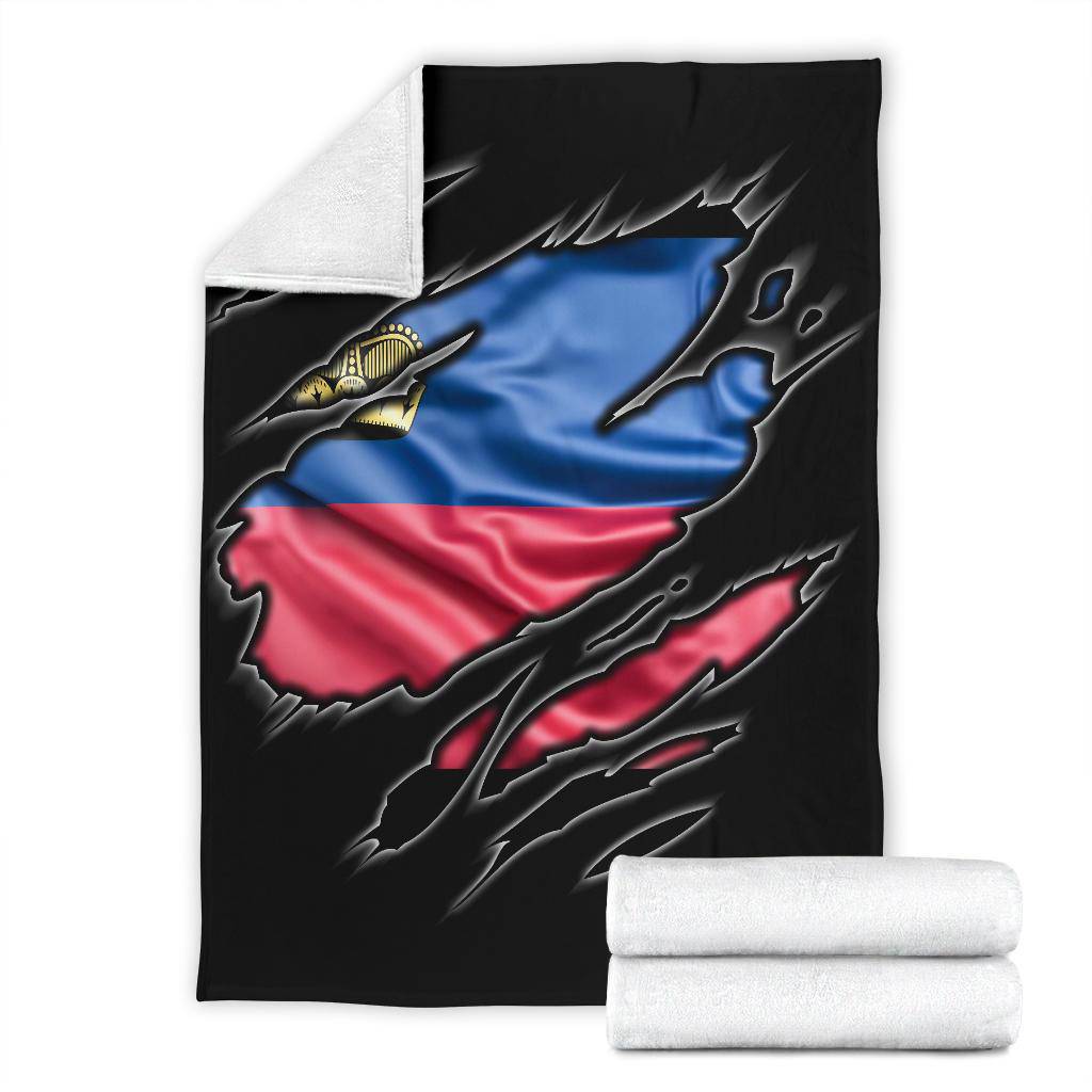 Liechtenstein Flag Premium Blanket - Top Content | POD Collection | Free Shipping