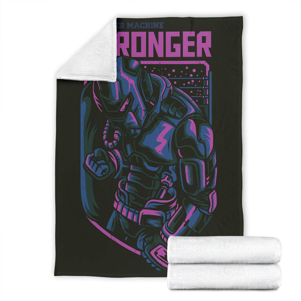 Stronger Robot Japanese Art Premium Blanket - Top Content | POD Collection | Free Shipping