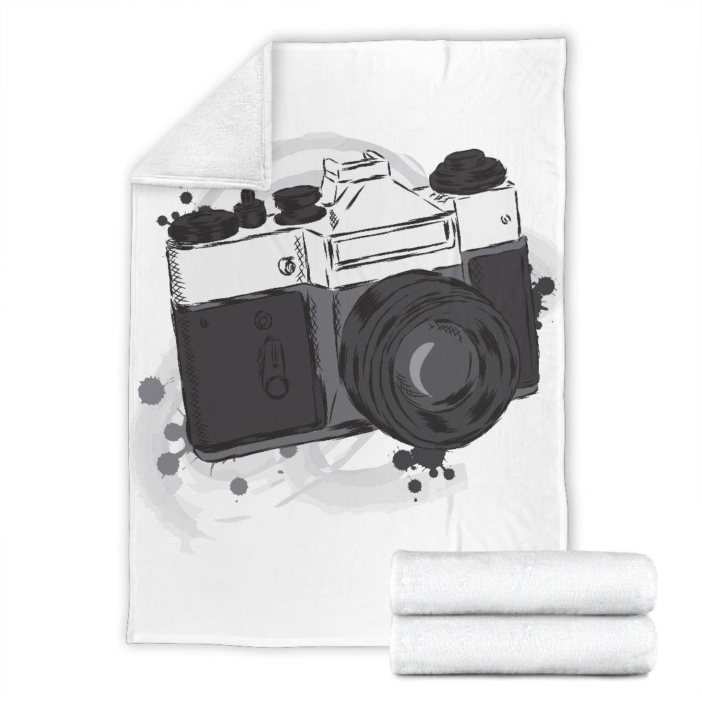 Vintage Camera Photography Premium Blanket - Top Content | POD Collection | Free Shipping