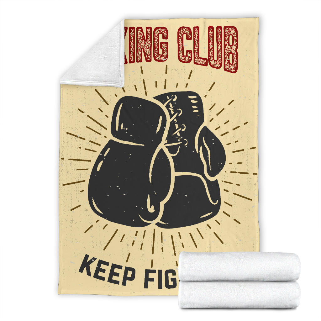 boxing club keep fighting blanket - Top Content | POD Collection | Free Shipping