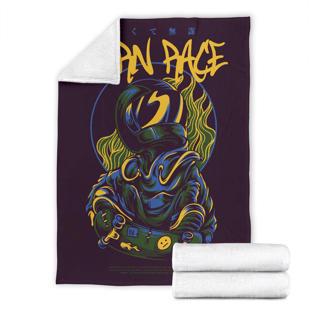 Born Race Style Japanese Art Premium Blanket - Top Content | POD Collection | Free Shipping