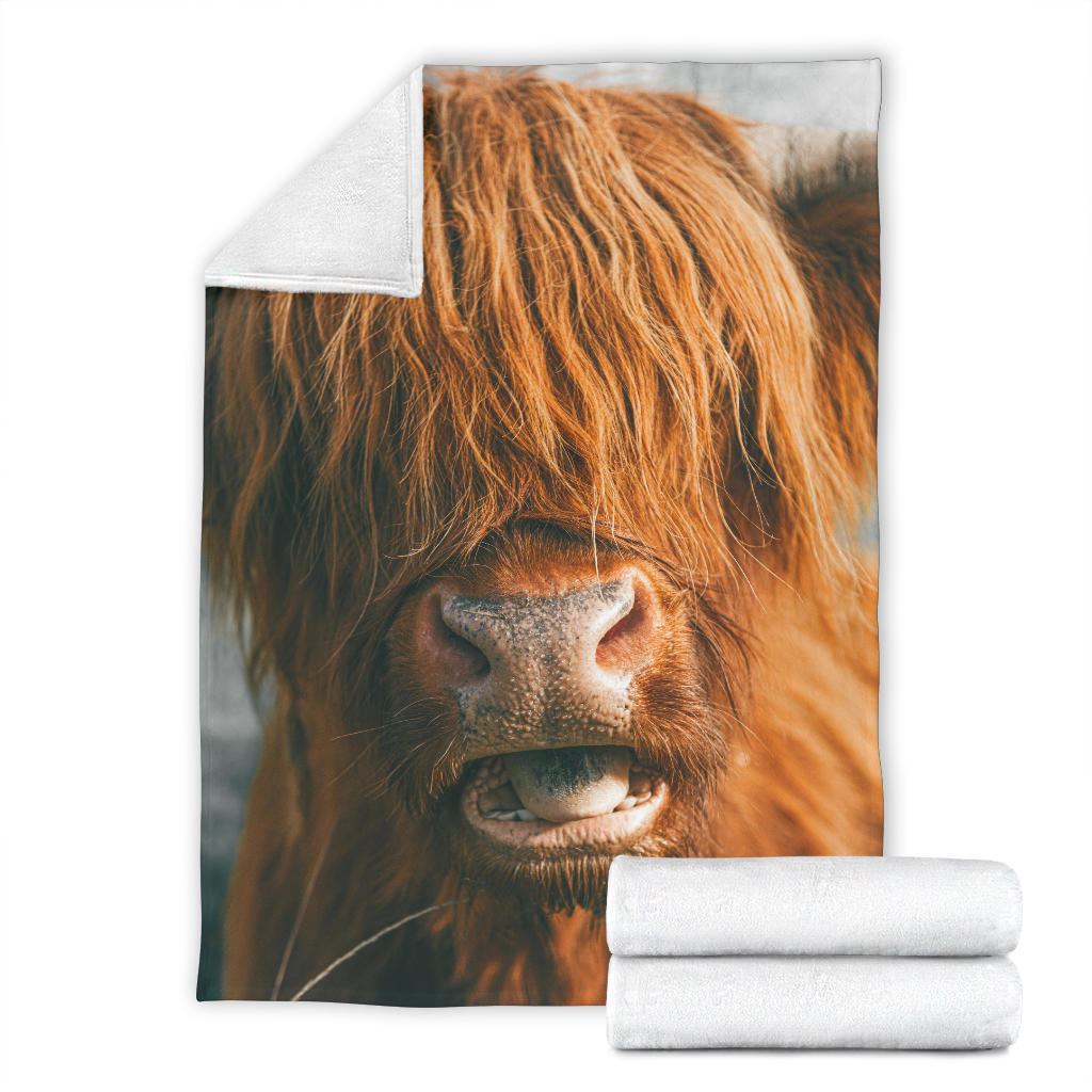 Highland Cow Scotland Blanket