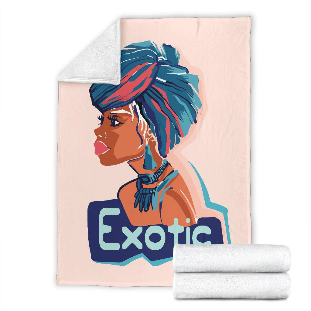 Hand Drawn African Exotic Women Premium Blanket - Top Content | POD Collection | Free Shipping