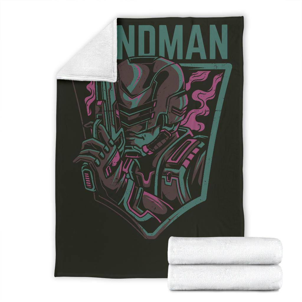 Handman Gunman Cartoon Premium Blanket - Top Content | POD Collection | Free Shipping