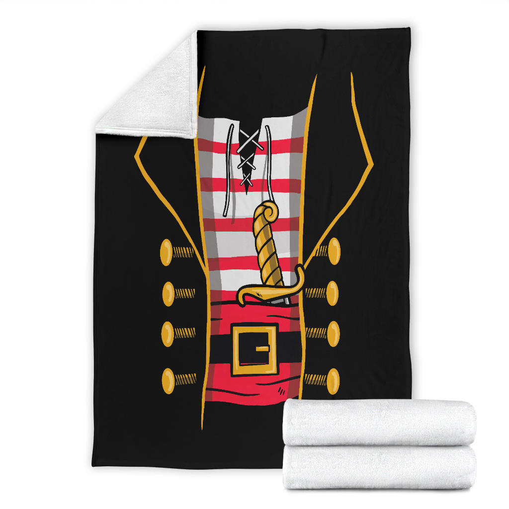 Pirate Design Fleece Blanket